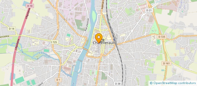 localisation de l'entreprise CHOCOGABY à CHATELLERAULT