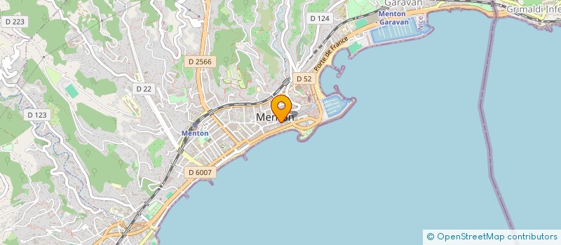 localisation de l'entreprise CHOCOGOURMAND à MENTON