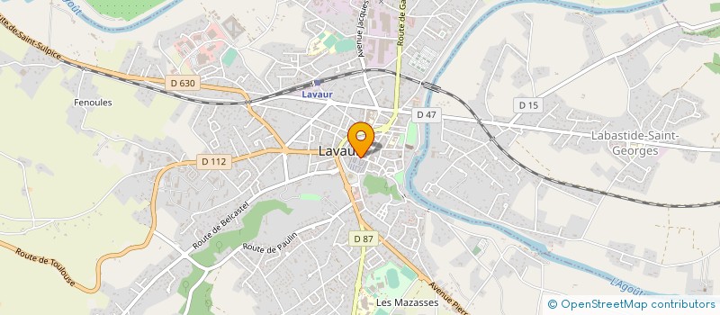 localisation de l'entreprise CHOCOL'ART  LAVAUR