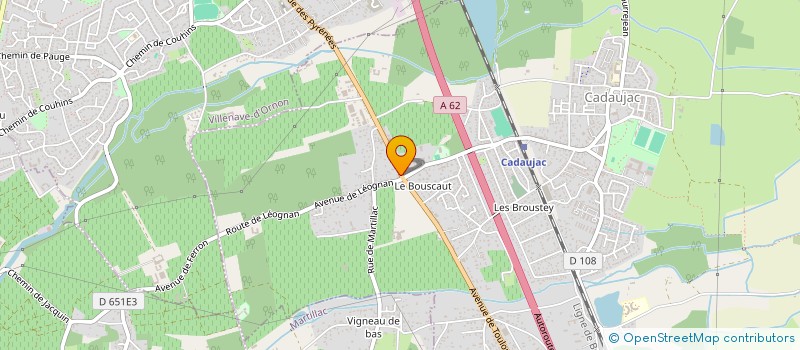 localisation de l'entreprise CHOCOL'ART  VIGNONET