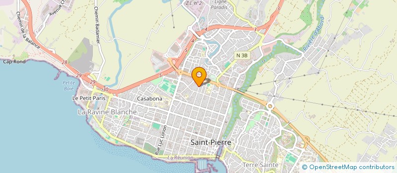 localisation de l'entreprise CHOCOLAT à SAINT-PIERRE