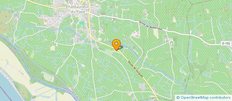 localisation de l'entreprise CHOCOLAT & CIE à CHATEAUNEUF-DU-PAPE
