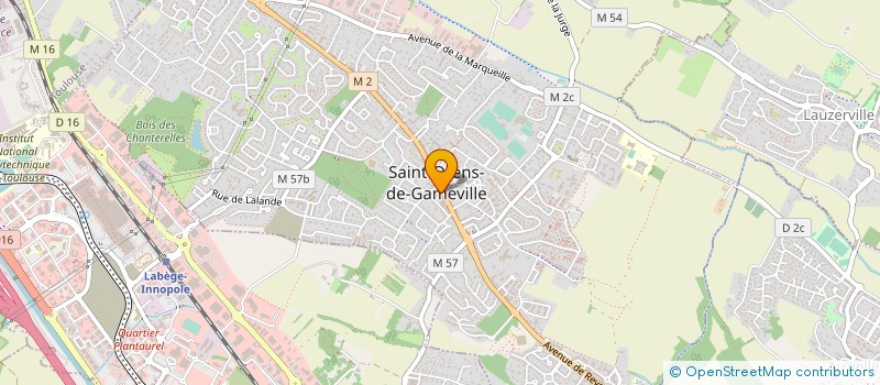 localisation de l'entreprise CHOCOLAT CREATION  SAINT-ORENS-DE-GAMEVILLE