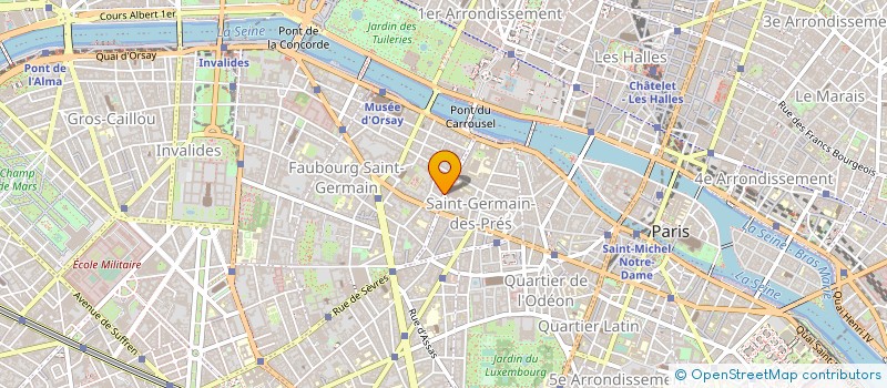 localisation de l'entreprise CHOCOLAT DEBAUVE ET GALLAIS à PARIS