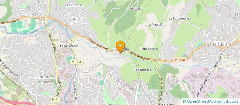 localisation de l'entreprise CHOCOLAT DES PRINCES à LA TOUR-EN-JAREZ
