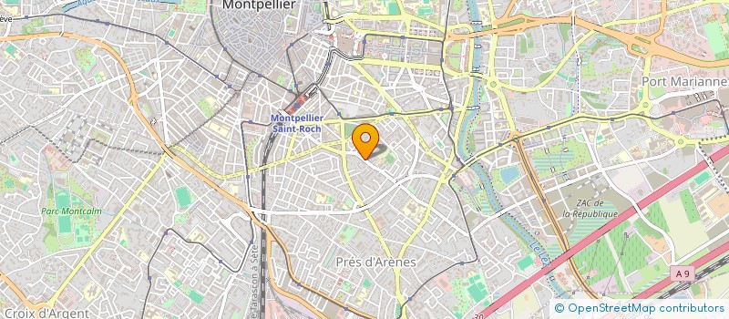 localisation de l'entreprise CHOCOLAT ET NOUGATINE à MONTPELLIER