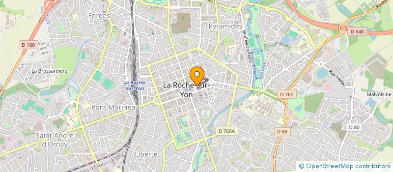localisation de l'entreprise CHOCOLAT GELENCSER à LA ROCHE-SUR-YON