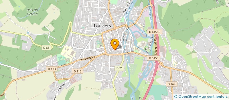 localisation de l'entreprise CHOCOLAT PLAISIR à LOUVIERS