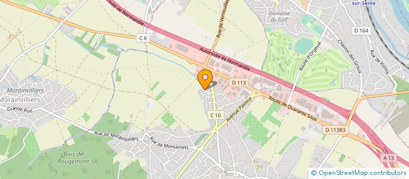 localisation de l'entreprise CHOCOLAT REPUBLIC  ORGEVAL