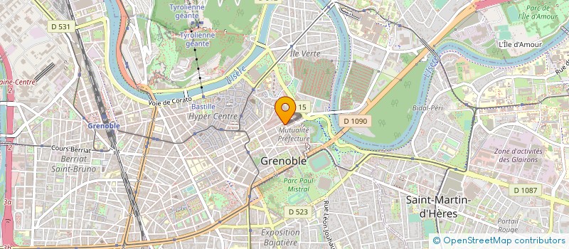 localisation de l'entreprise CHOCOLAT SHOW à GRENOBLE