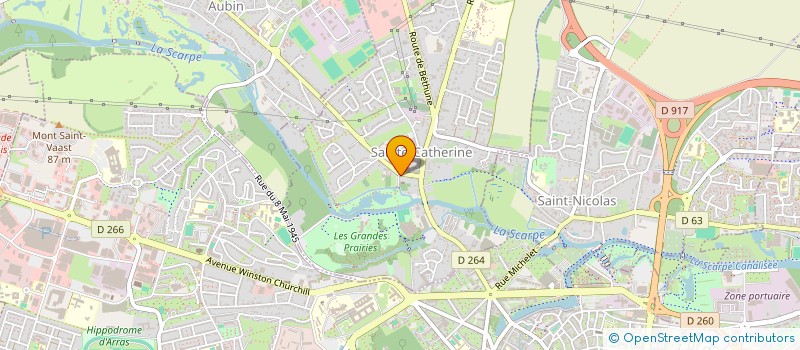 localisation de l'entreprise CHOCOLAT VANILLE  SAINTE-CATHERINE