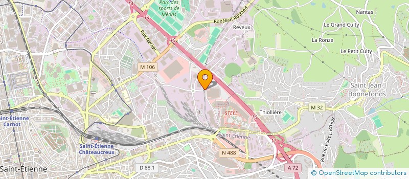 localisation de l'entreprise CHOCOLAT WEISS  SAINT-ETIENNE