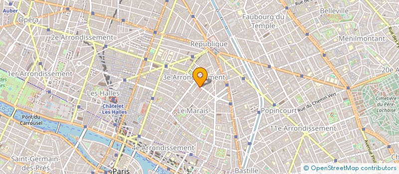 localisation de l'entreprise CHOCOLATE BAR(RE) à PARIS