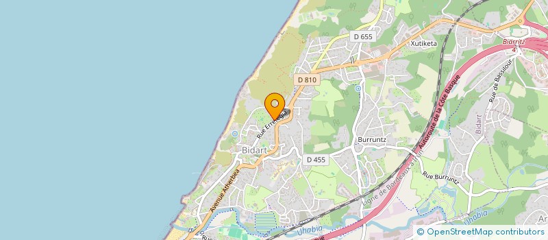 localisation de l'entreprise CHOCOLATENIA à BIDART