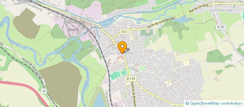 localisation de l'entreprise CHOCOLATERIE CHARRIER à DOMBASLE-SUR-MEURTHE