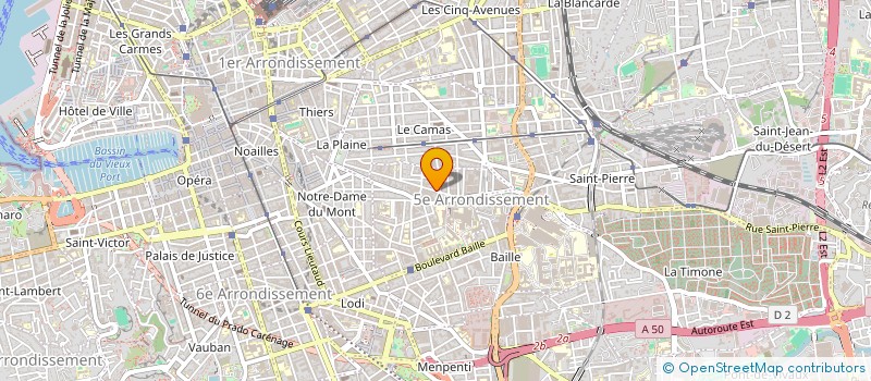 localisation de l'entreprise CHOCOLATERIE DU CASTEL à MARSEILLE