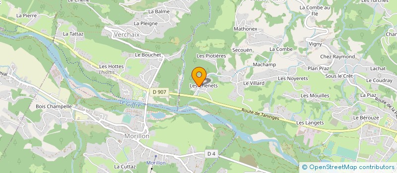localisation de l'entreprise CHOCOLATERIE DU HAUT GIFFRE à SAMOENS