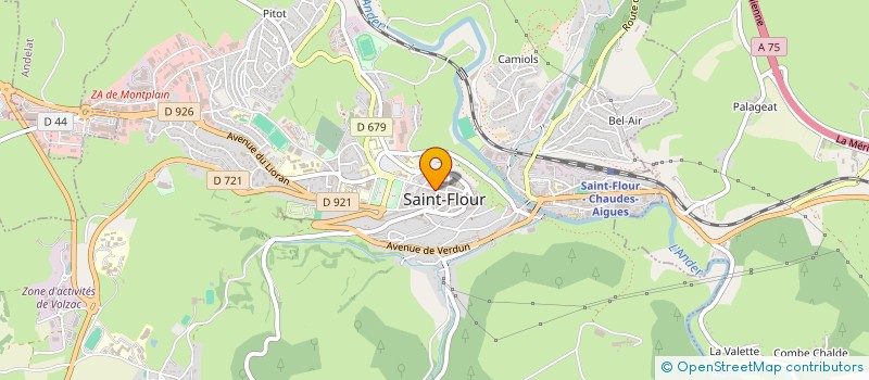 localisation de l'entreprise CHOCOLATERIE DU PAYS DE SAINT FLOUR à SAINT-FLOUR