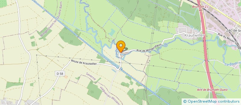 localisation de l'entreprise CHOCOLATERIE EGLY SASU  KRAUTWILLER