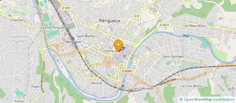 localisation de l'entreprise CHOCOLATERIE JOSEPH  PERIGUEUX