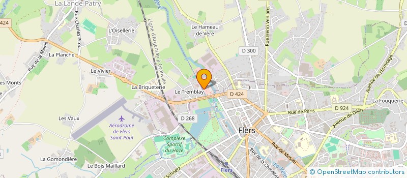 localisation de l'entreprise CHOCOLATERIE KDN à SAINT-GEORGES-DES-GROSEILLERS
