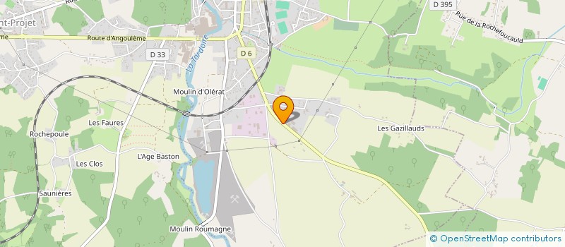 localisation de l'entreprise CHOCOLATERIE LE VERGER à LA ROCHEFOUCAULD-EN-ANGOUMOIS