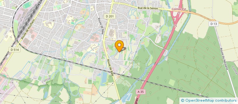 localisation de l'entreprise CHOCOLATERIE MILLET  COLMAR