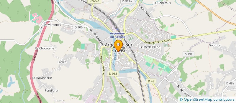 localisation de l'entreprise CHOCOLATERIE PHILIPPONNEAU à SAINT-MARCEL