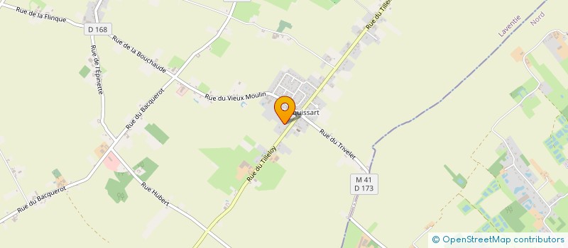 localisation de l'entreprise CHOCOLATERIE RAOUL BOULANGER  NEUVE-CHAPELLE