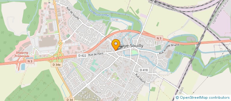 localisation de l'entreprise CHOCOLATERIE TOSTAIN à CLAYE-SOUILLY