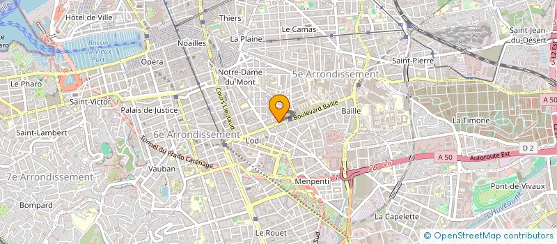 localisation de l'entreprise CHOCOLATIERE DE PROVENCE à MARSEILLE
