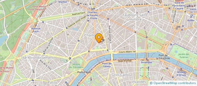 localisation de l'entreprise CHOCOLATINE à PARIS