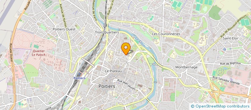 localisation de l'entreprise CHOCOLATINE FRANCE  POITIERS