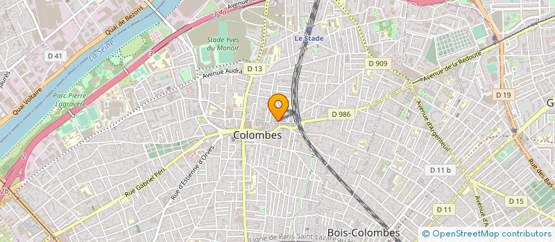 localisation de l'entreprise CHOCOLATS DE COLOMBES à COLOMBES