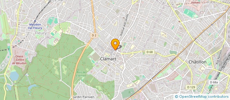 localisation de l'entreprise CHOCOLATS DE L'ETOILE DOREE à CLAMART