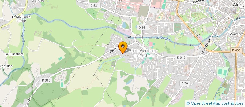 localisation de l'entreprise CHOCOLATS ET DOUCEURS GOURMANDES à SAINT-GERMAIN-DU-CORBEIS