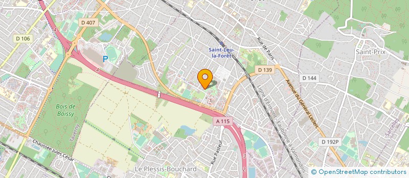 localisation de l'entreprise CHOCOLATS ET NOUGATINE à ST LEU LA FORET