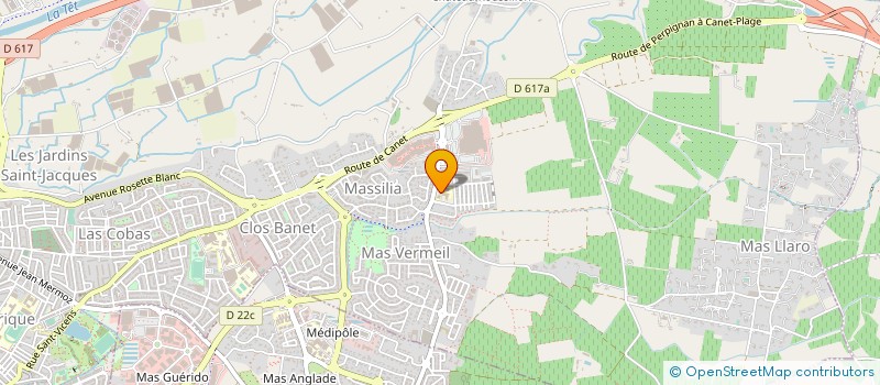 localisation de l'entreprise CHOCOLATS ET TERROIRS  PERPIGNAN