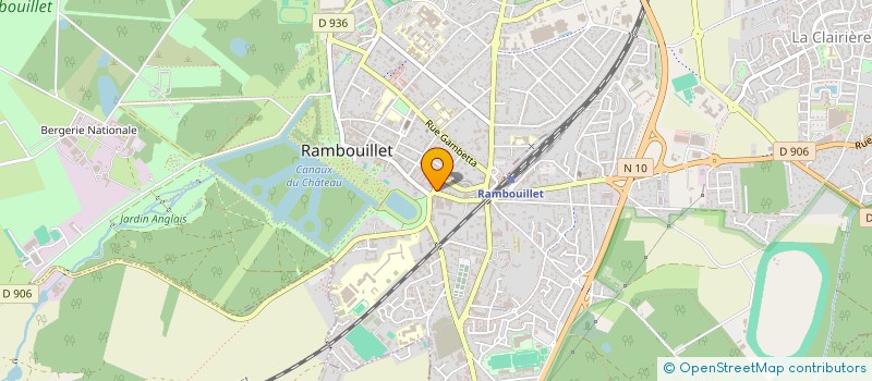 localisation de l'entreprise CHOCOLATS & GOURMANDISES à RAMBOUILLET