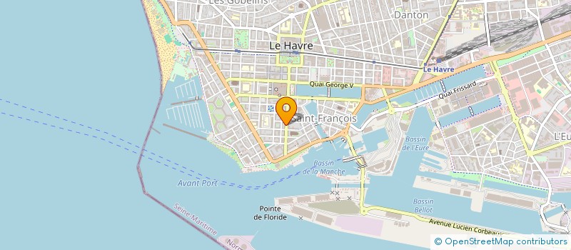 localisation de l'entreprise CHOCOLEOS à LE HAVRE