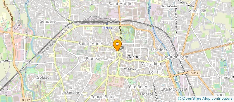 localisation de l'entreprise CHOCOLINE  TARBES