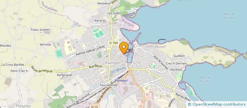 localisation de l'entreprise CHOCOPRINT à LANDERNEAU