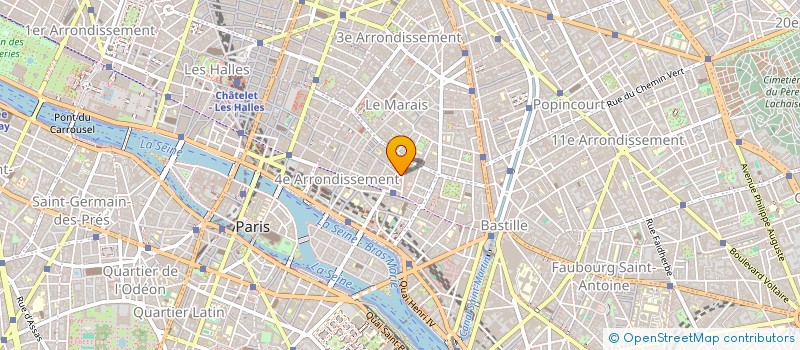 localisation de l'entreprise CHOCOROSIERS à PARIS