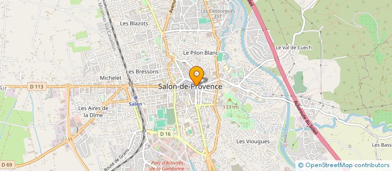 localisation de l'entreprise CHOCOSUD à SALON-DE-PROVENCE