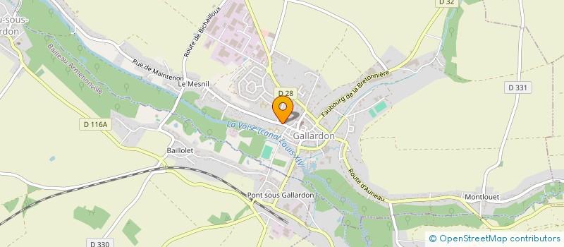 localisation de l'entreprise CHODECKI SARL à GALLARDON