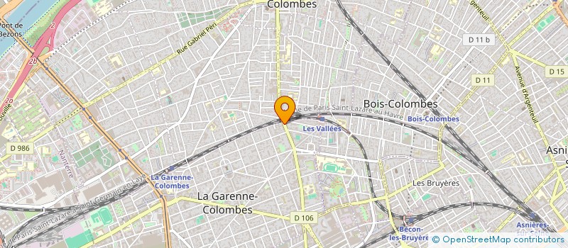 localisation de l'entreprise CHODEVANT à LA GARENNE-COLOMBES