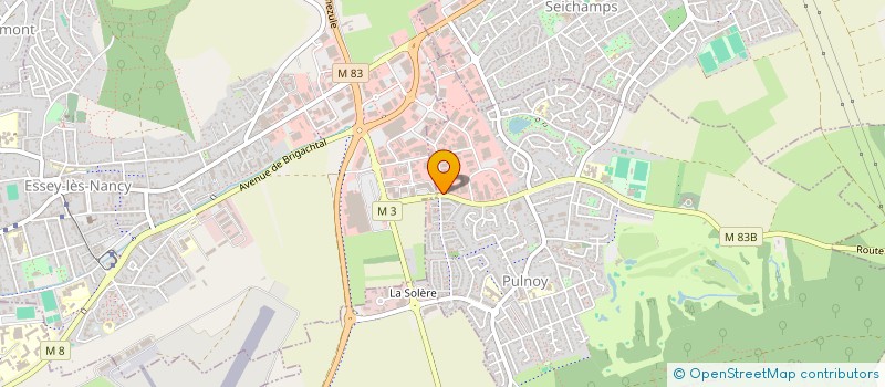 localisation de l'entreprise CHODOT MAINTENANCE à PULNOY