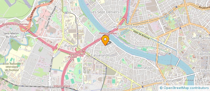 localisation de l'entreprise CHOEUR A BOUT DE SOUFFLE à TOULOUSE