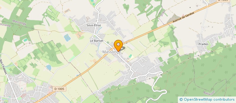 localisation de l'entreprise CHOEUR A COEUR  MASSONGY