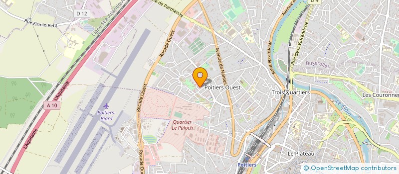 localisation de l'entreprise CHOEUR A COEUR JOIE DE POITIERS à POITIERS